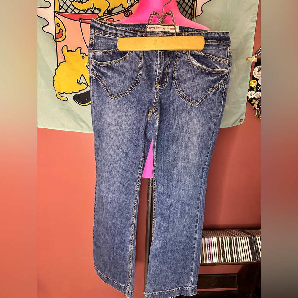 Vintage Low-rise bootcut jeans